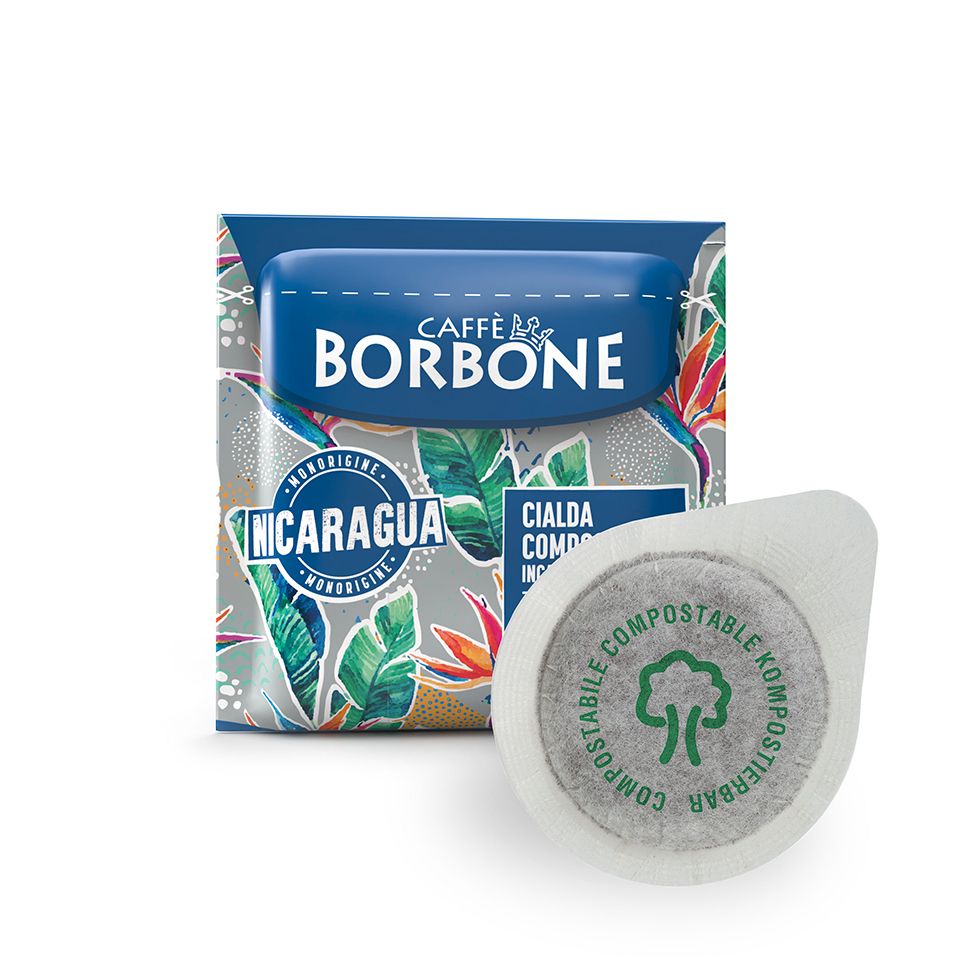 Picture of 50 Cialde caffè Borbone NICARAGUA miscela Fine Robusta filtrocarta  44 mm ESE