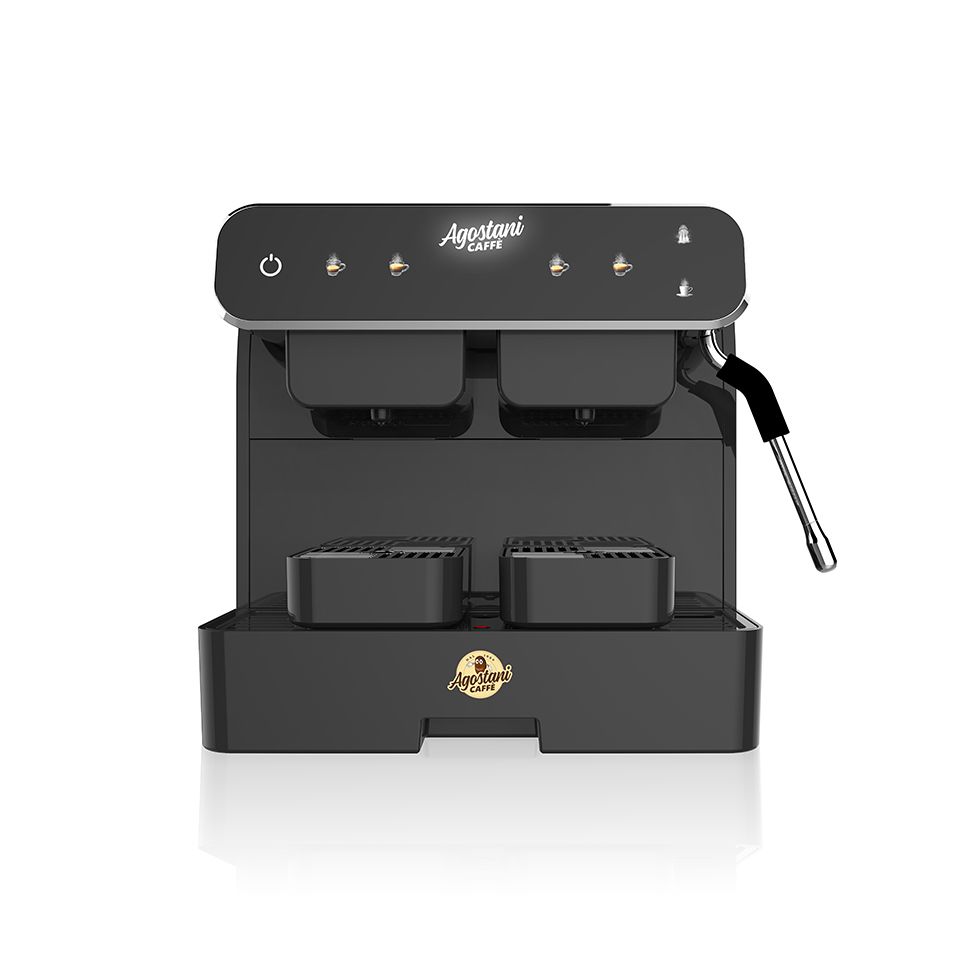 Picture of Agostani Small Cup Twin coffee machine with 2 groups and steam wand