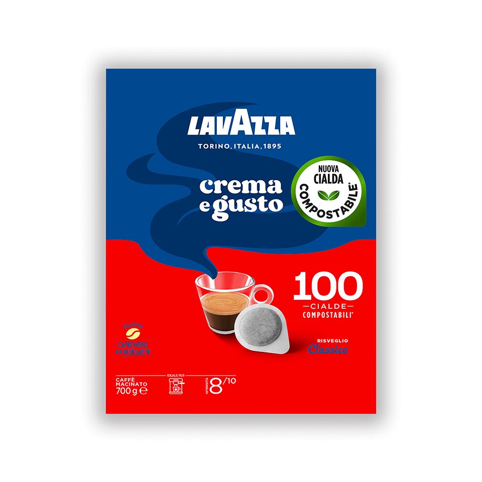 Picture of 100 ESE 44mm Lavazza Crema e Gusto Classico capsules