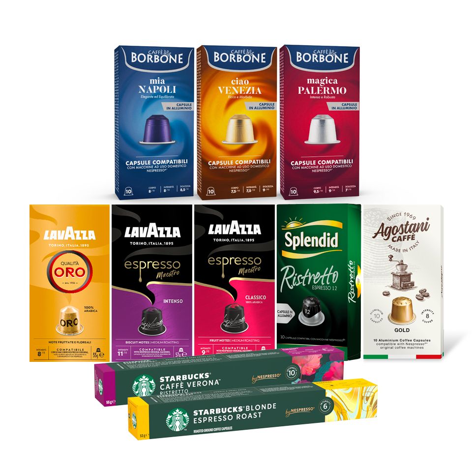 Picture of MIX ALUMINUM: 160 aluminum capsules compatible Nespresso