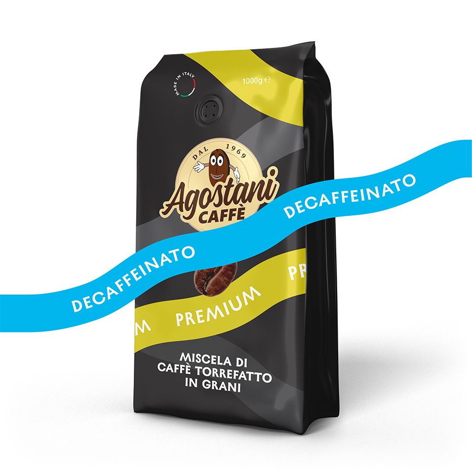 Picture of 1Kg Agostani Dek blend coffee beans
