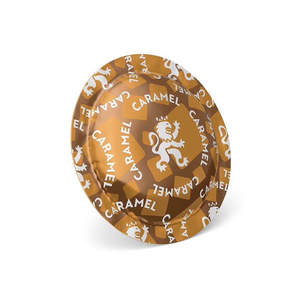 Picture of 50 Espresso CARAMEL coffee pods Compatible with Nespresso Professional