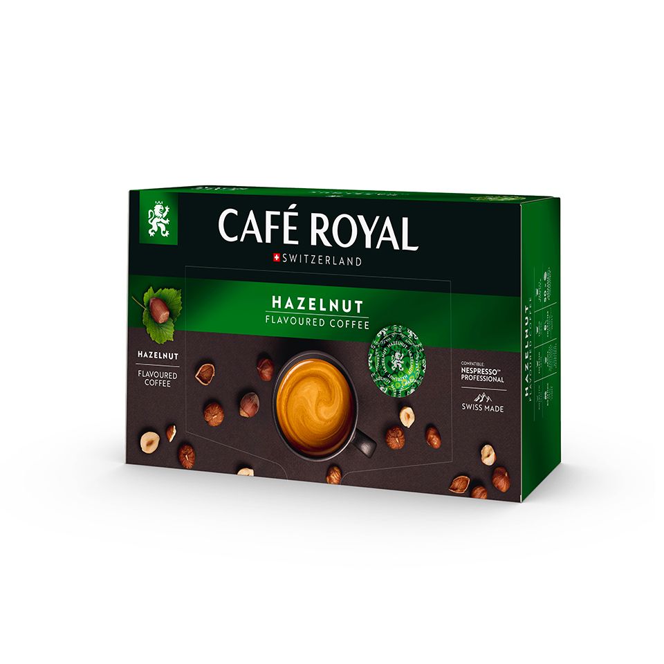 Picture of 50 Espresso HAZELNUT coffee pods Compatible with Nespresso Professional