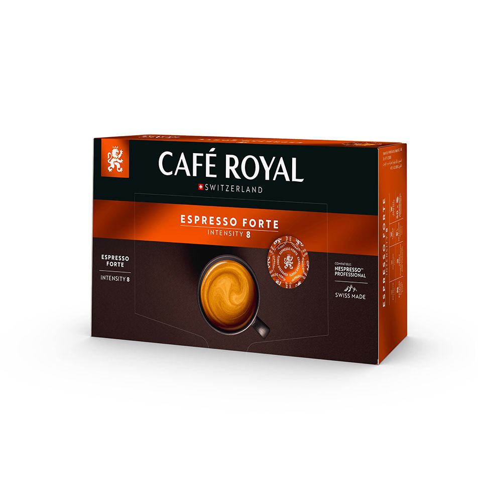 Picture of 50 Espresso STRONG coffee pods Compatible with Nespresso Professional