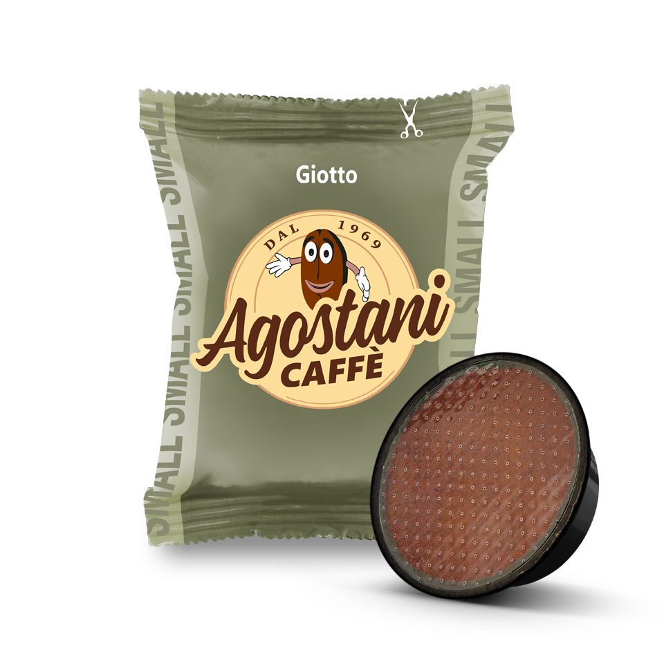Picture of 100 Agostani GIOTTO capsules compatible with Lavazza A Modo Mio System