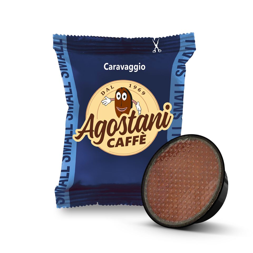 Picture of 100 Agostani CARAVAGGIO capsules compatible with Lavazza A Modo Mio System