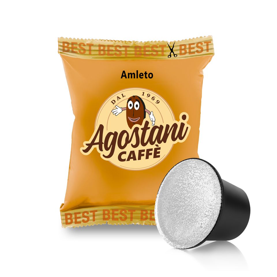 Picture of 100 Compatible Nespresso Caps - Caffé Agostani Best Amleto 