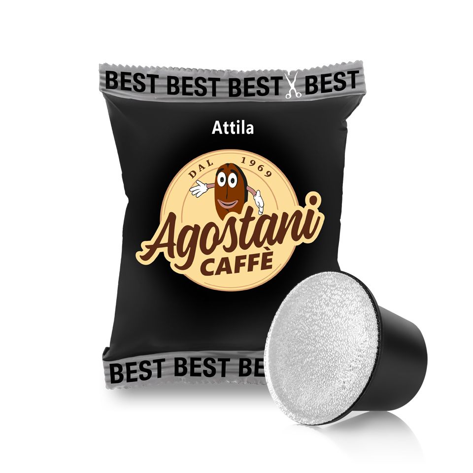 Picture of 100 capsule Caffè Agostani Best Attila compatibile Nespresso
