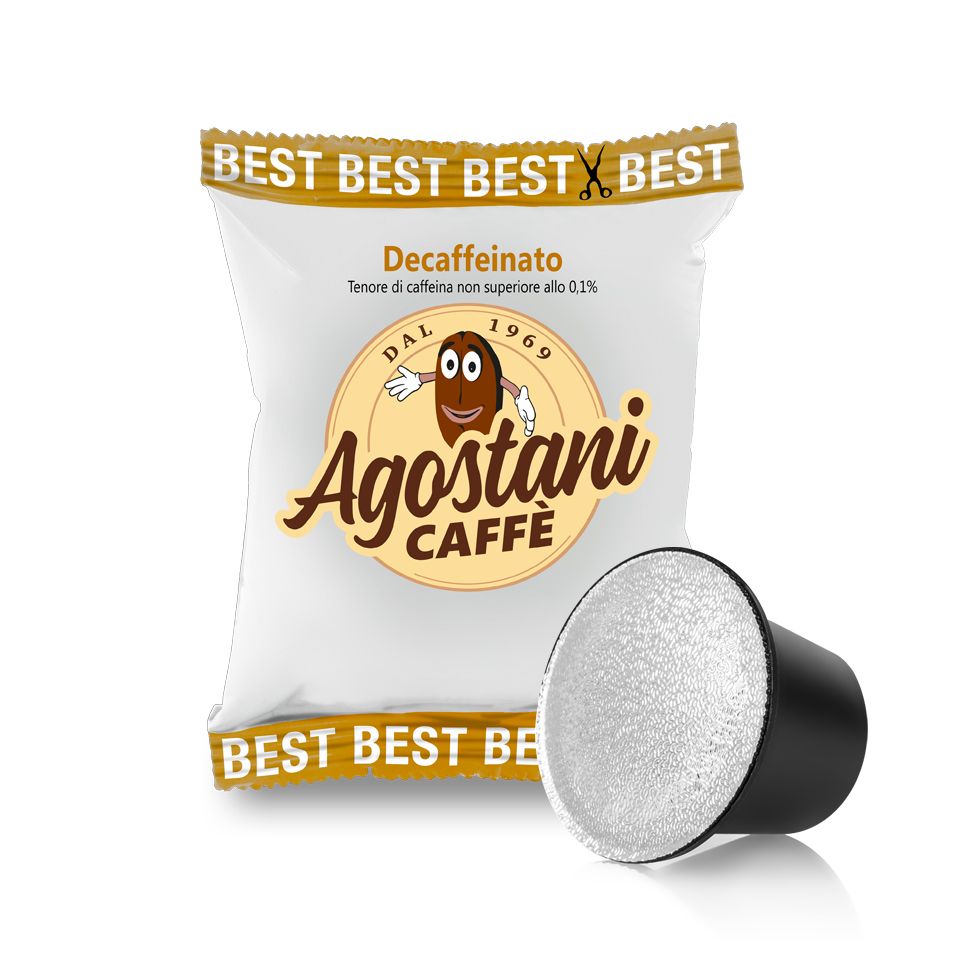 Picture of 100 capsule Caffè Agostani Best Decaffeinato compatibile Nespresso