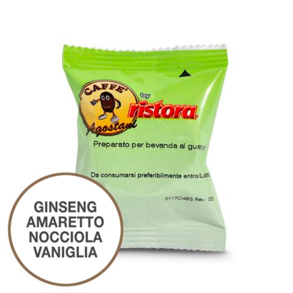 Picture of 50 Agostani by Ristora flavored pods compatible with Lavazza Espresso Point