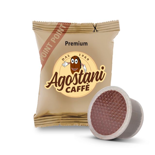 Show details for 100 Agostani PREMIUM capsules compatible with Lavazza Point System 100 Agostani PREMIUM capsules compatible with Lavazza Point System