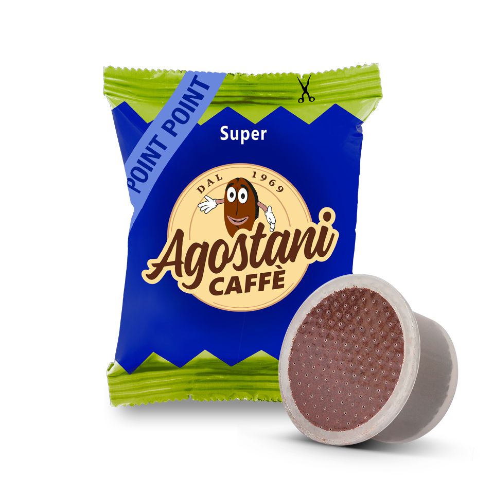 Picture of 100 Agostani SUPER capsules compatible with Lavazza Point System