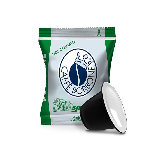 Show details for 100 capsules Caffè Borbone DECAFFEINATED GREEN blend compatible Nespresso 100 capsules Caffè Borbone DECAFFEINATED GREEN blend compatible Nespresso