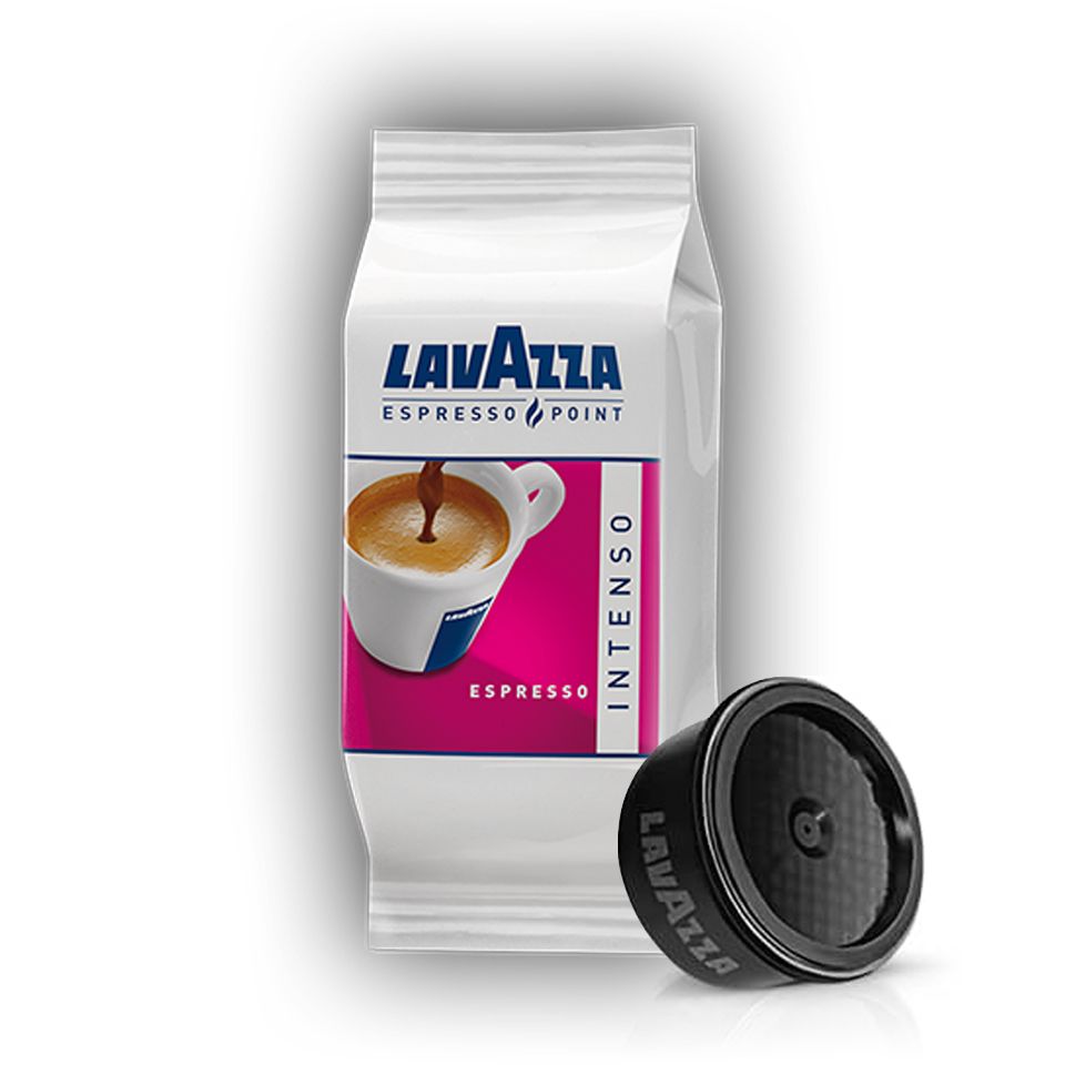 Picture of 100 coffee capsules of Lavazza Intenso Espresso Point