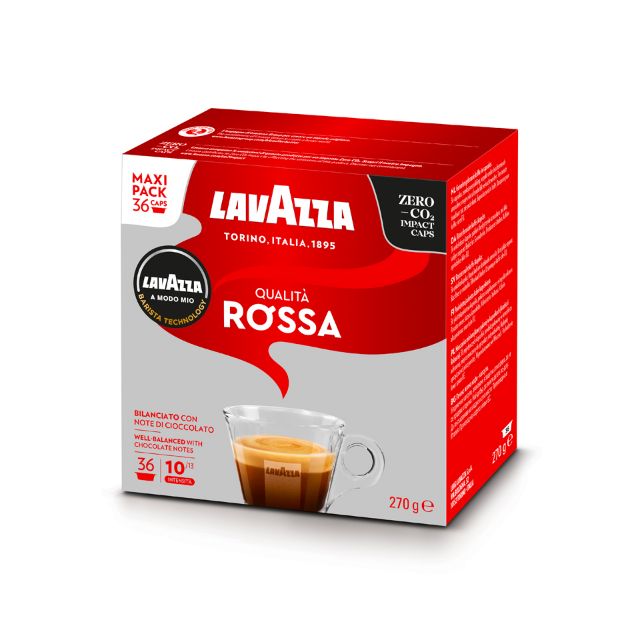 Show details for 108 coffee capsules of Lavazza Qualità Rossa A Modo Mio line 108 coffee capsules of Lavazza Qualità Rossa A Modo Mio line