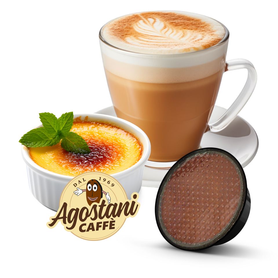 Picture of 16 capsule Agostani Small Creme Brulee compatibili Lavazza a Modo Mio