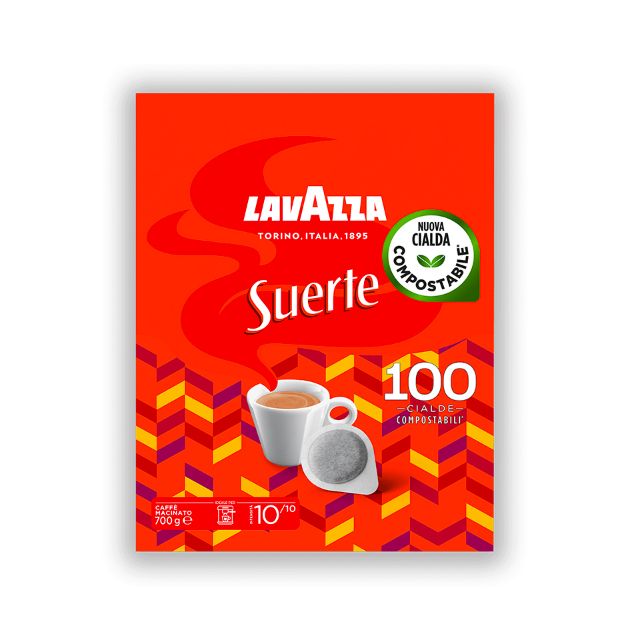 100 ESE 44mm Lavazza Suerte pods