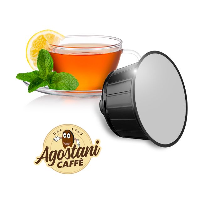 16 Agostani Big The Bitter Lemon Capsules Compatible with Nescafé Dolce Gusto