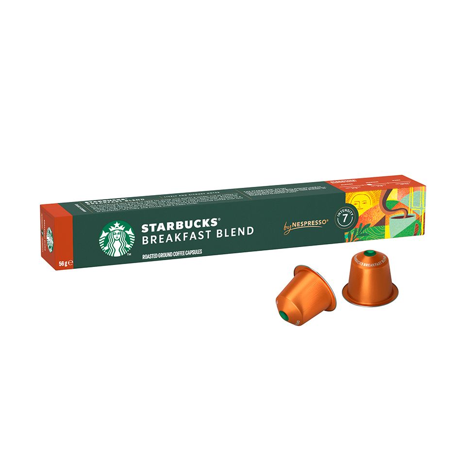 Picture of 120 STARBUCKS® Breakfast Blend by Nespresso® capsules, for espresso coffee