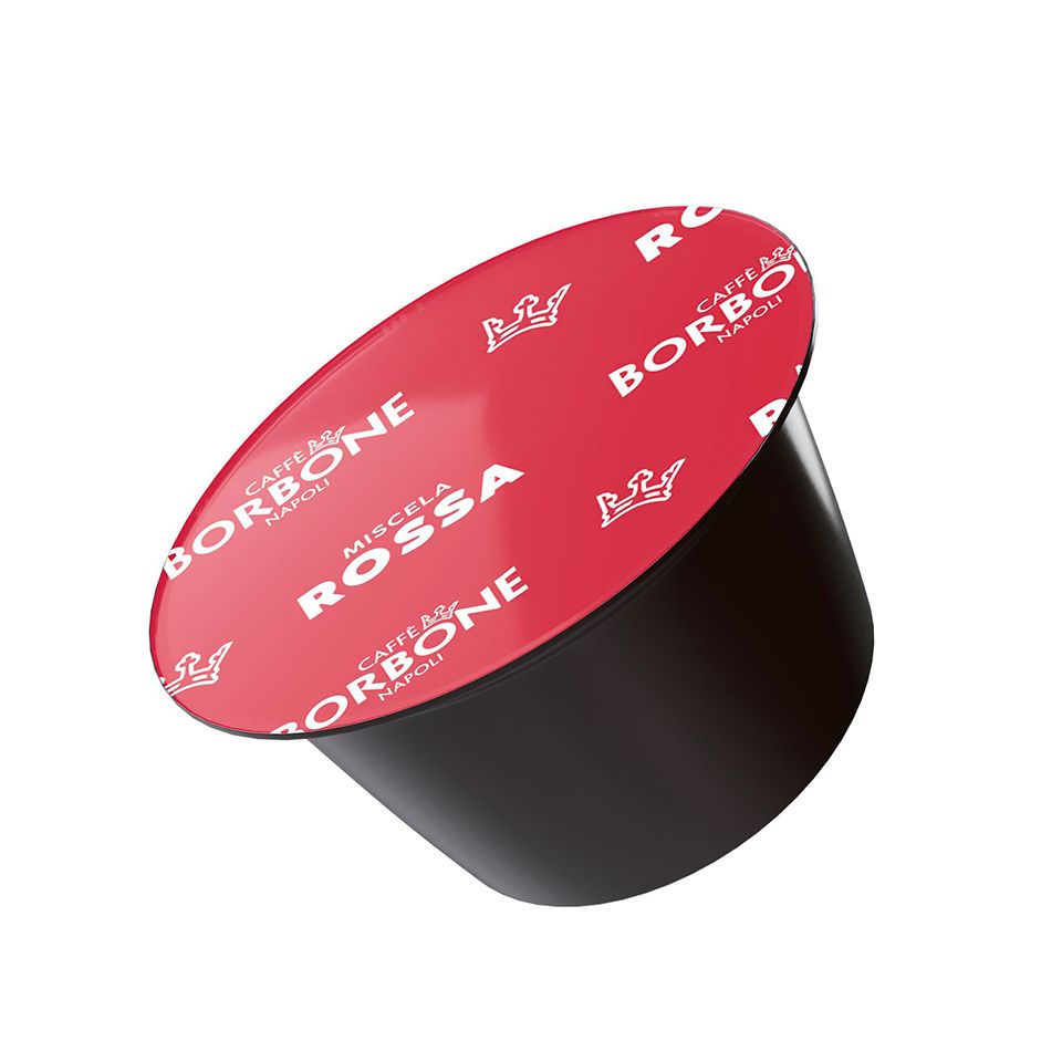 Picture of 50 Caffè Borbone RED Blend capsules compatible with Dolce Gusto coffee machines