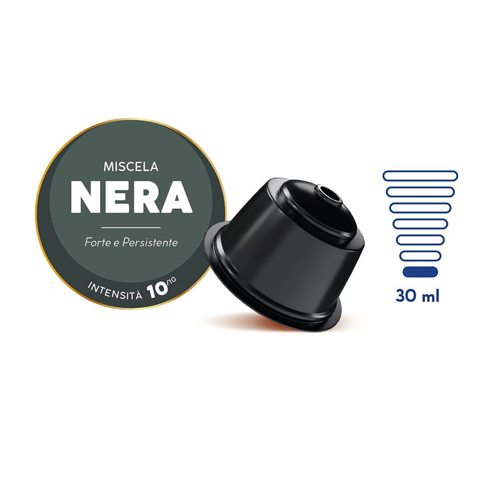 Picture of 50 Caffè Borbone BLACK Blend capsules compatible with Dolce Gusto coffee machines