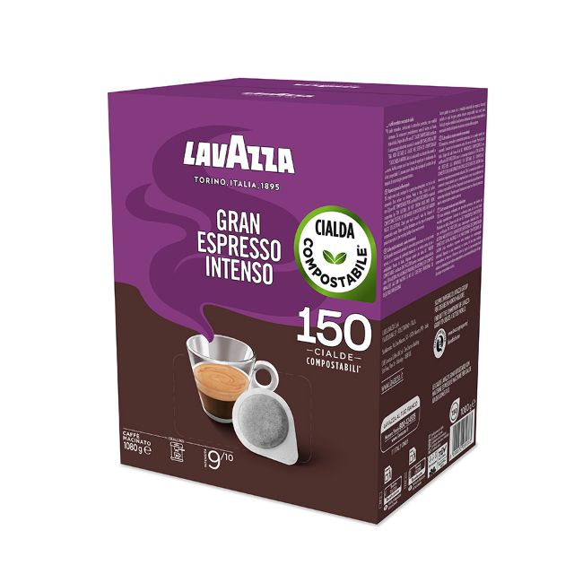 Show details for 150 Lavazza Gran Espresso Intenso ESE pods 44mm 150 Lavazza Gran Espresso Intenso ESE pods 44mm