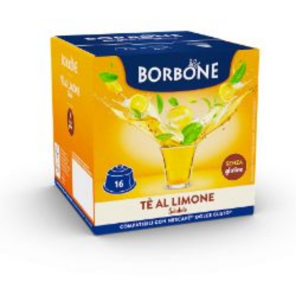 Picture of 16 Borbone Capsules Compatible with Nescafè Dolce Gusto Machines LEMON TEA