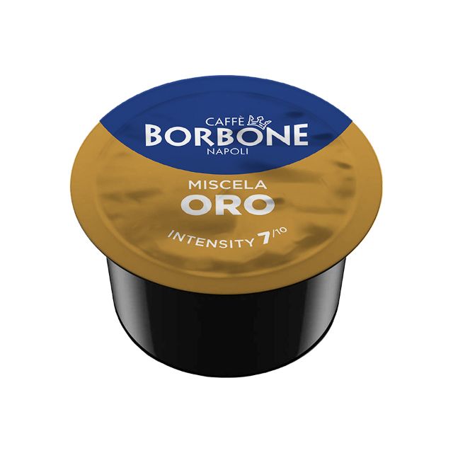 100 Capsules Caffè Borbone Miscela ORO compatible Lavazza Blue and In Black