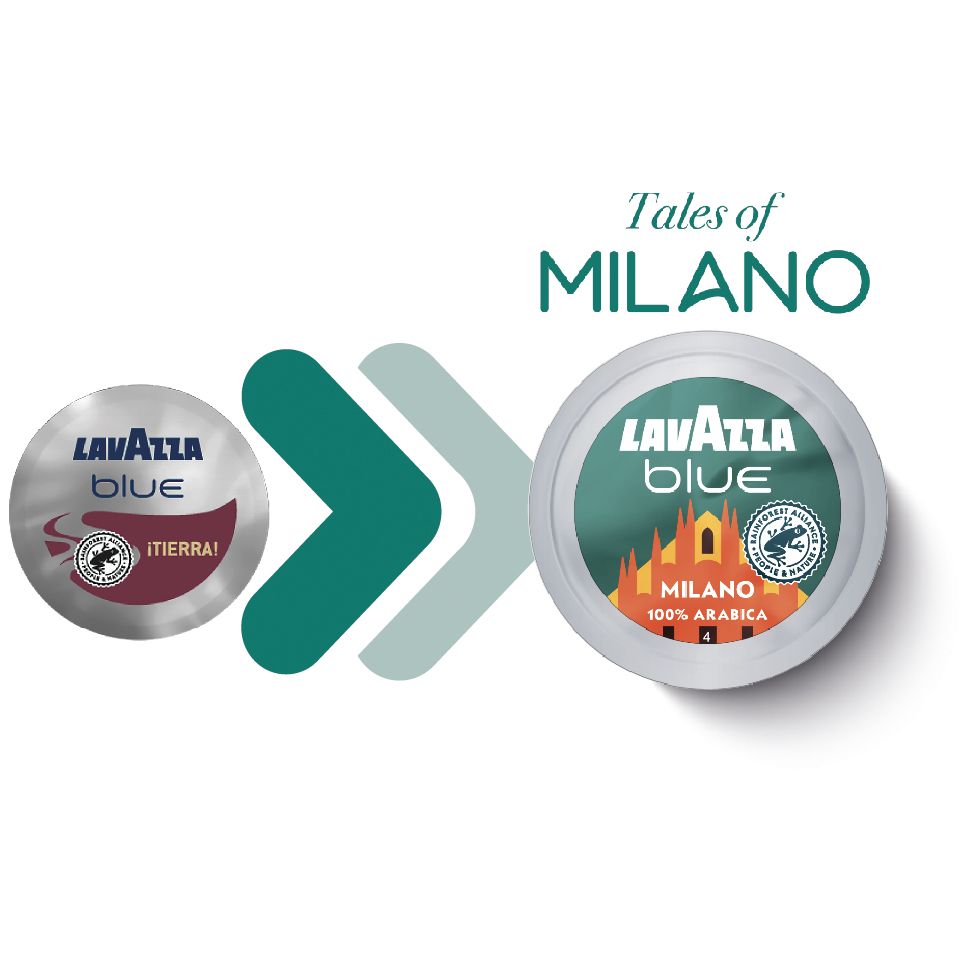 Picture of 100 coffee capsules of Lavazza BLUE Tierra