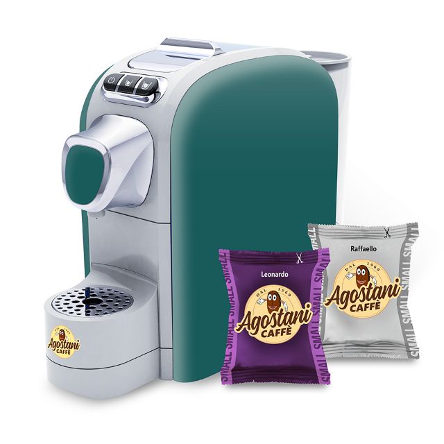 Offer: Agostani Small Cup Bosco coffee machine + 200 Caffè Agostani Small Line capsules