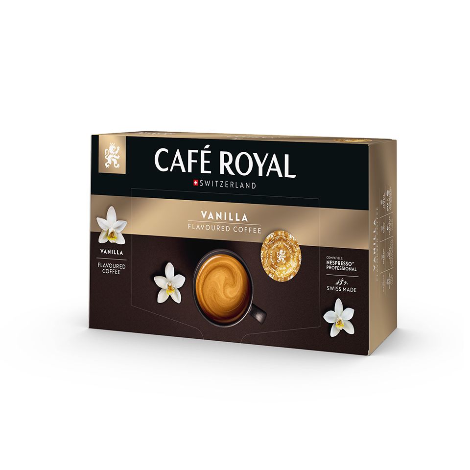 Picture of 50 Espresso VANILLA coffee pods Compatible with Nespresso Professional