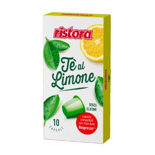 Ristora Lemon tea capsules compatible with Nespresso coffee machines