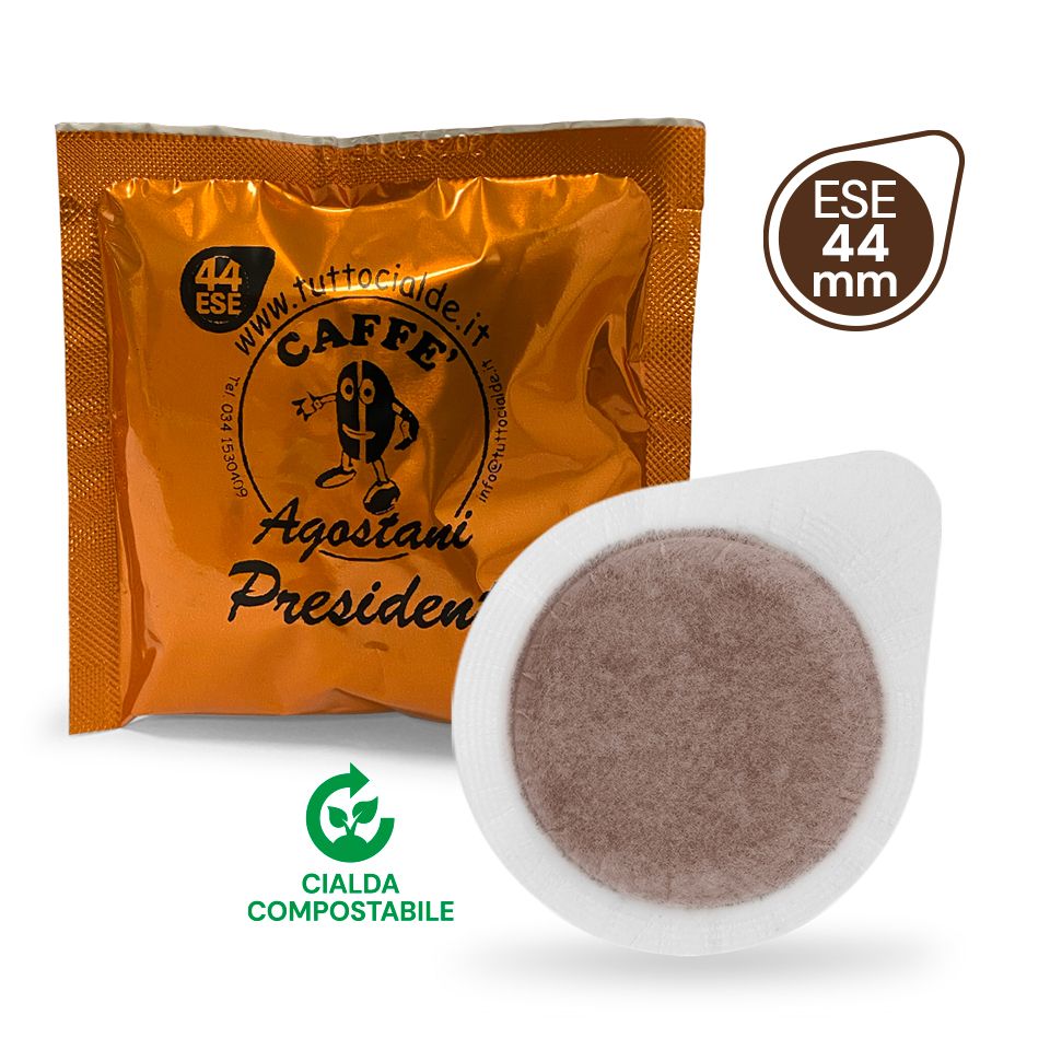 Picture of 150 Coffee Pods Agostani President size 44mm ESE compatible MOKONA