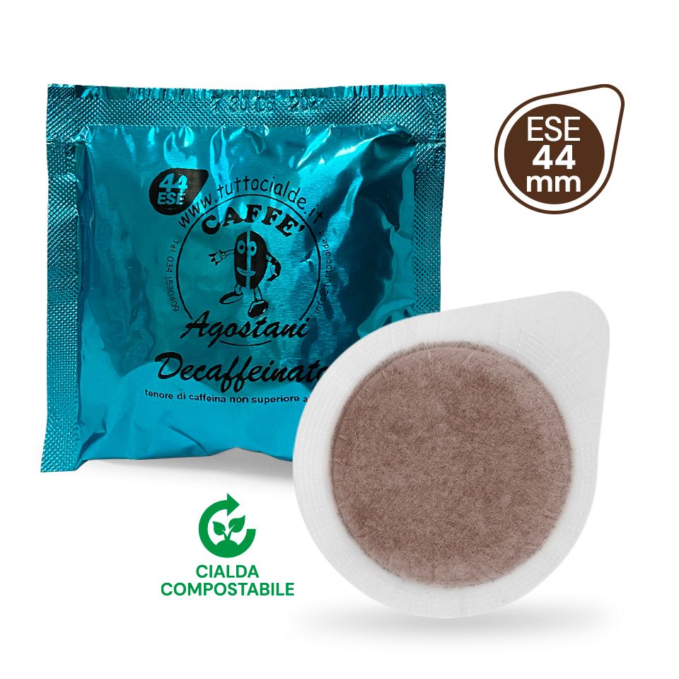 Picture of 50 Coffee Pods Agostani DEK size 44mm ESE compatible MOKONA