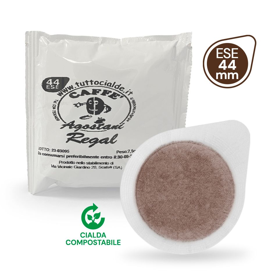 Picture of 150 Coffee Pods Agostani Regal size 44mm ESE compatible MOKONA