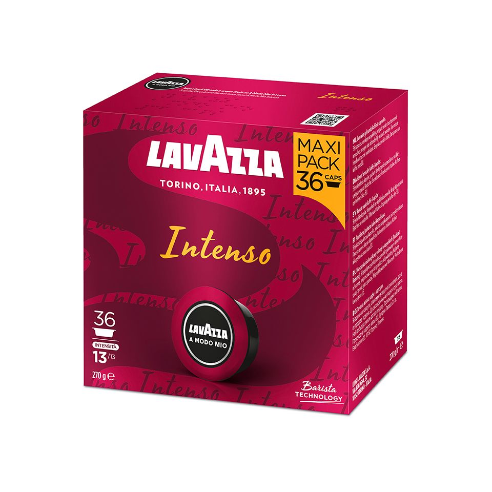 Picture of 180 coffee capsules of Lavazza Intenso A Modo Mio line