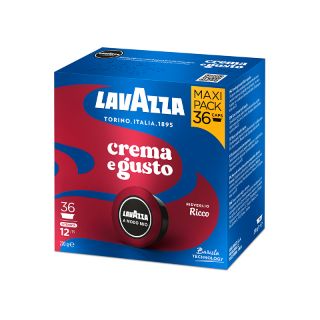 180 coffee capsules of Lavazza Crema e Gusto RICCO A Modo Mio line