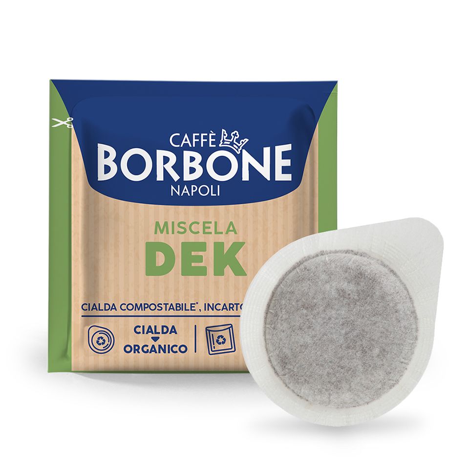 Picture of 150 Cialde caffè Borbone miscela VERDE DECAFFEINATO filtrocarta 44 mm ESE