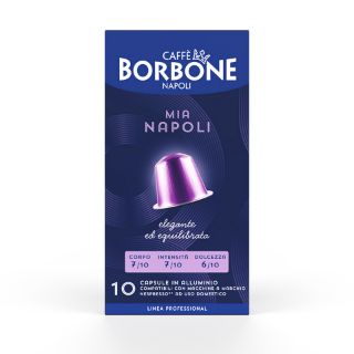 100 Aluminum capsules Caffè Borbone MIA NAPOLI blend compatible Nespresso