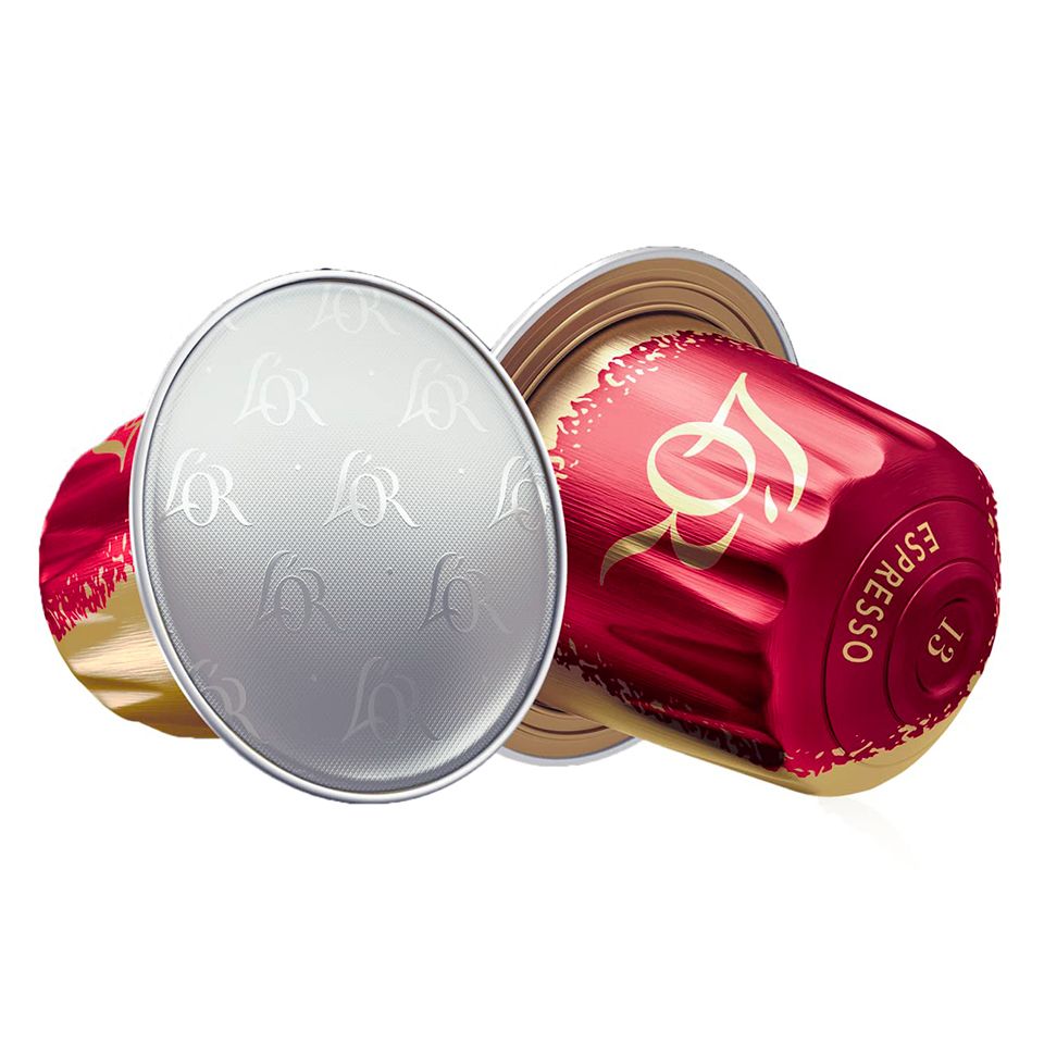 Picture of 200 L'OR Espresso FORZA coffee capsules compatible Nespresso