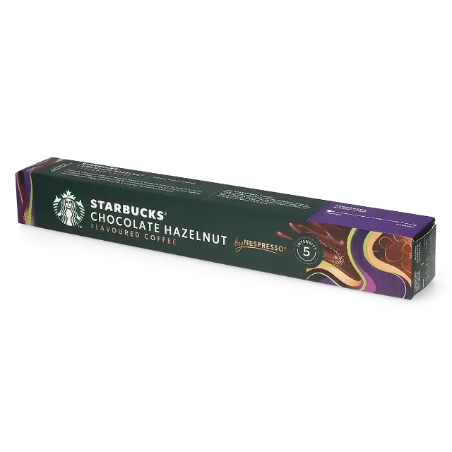 120 STARBUCKS® Chocolate Hazelnut by Nespresso® capsules, for espresso coffee