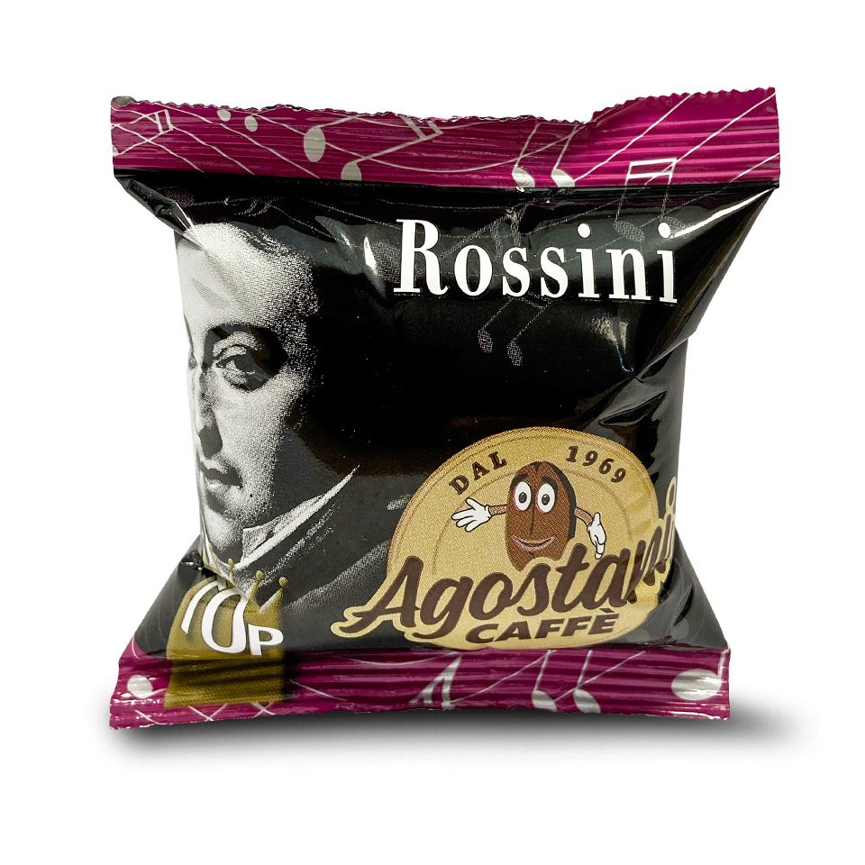 Picture of 50 Agostani Coffee Capsules Rossini compatibile Lavazza BLUE e Lavazza In Black