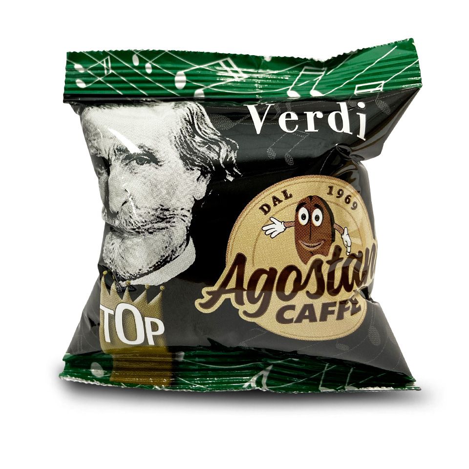 Picture of 50 Agostani Coffee Capsules Verdi compatibile Lavazza BLUE e Lavazza In Black