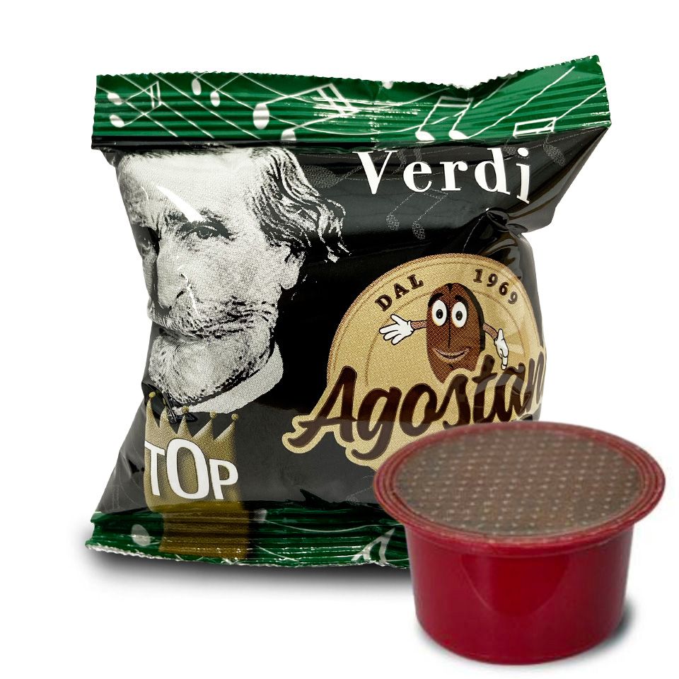 Picture of 50 Agostani Coffee Capsules Verdi compatibile Lavazza BLUE e Lavazza In Black