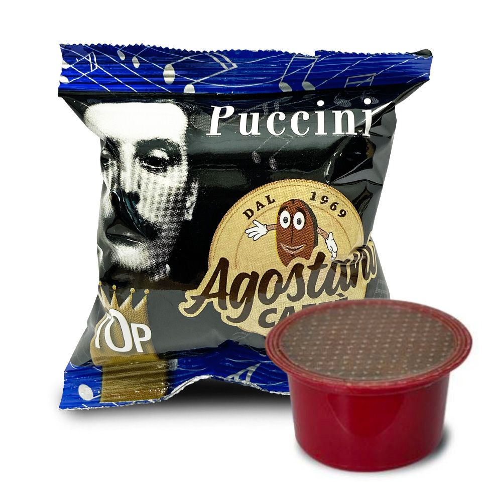 Picture of 50 Agostani Coffee Capsules Puccini compatibile Lavazza BLUE e Lavazza In Black