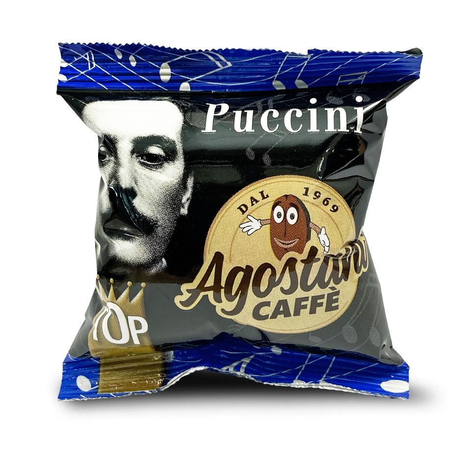Picture of 50 Agostani Coffee Capsules Puccini compatibile Lavazza BLUE e Lavazza In Black