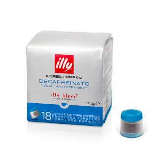 108 Illy Iperespresso DECAFFEINATED Capsules
