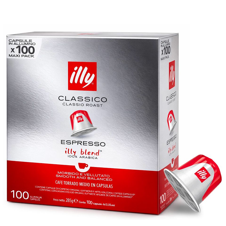 Picture of 50 Illy CLASSICO capsules compatible with Nespresso
