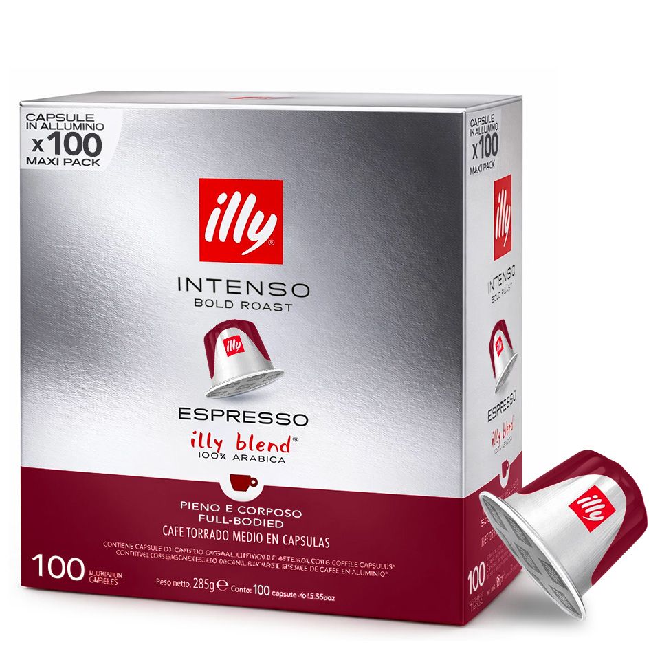 Picture of 50 Illy INTENSO capsules compatible with Nespresso