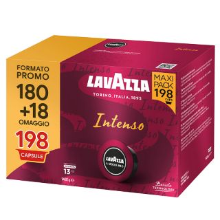 180 coffee capsules of Lavazza Intenso A Modo Mio line